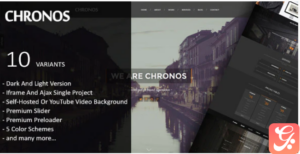 Chronos - Parallax One Page HTML Template