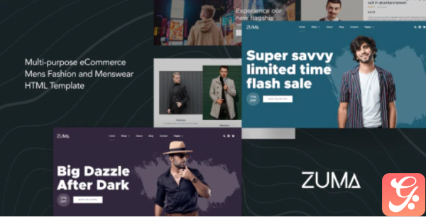 Zuma eCommerce Men Fashion HTML Template