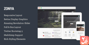 Zonya - Multipurpose Responsive HTML5 Template