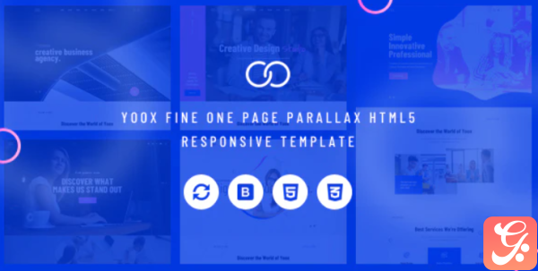 Yoox Fine One Page Parallax HTML5 Responsive Template