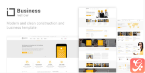 Yellow Business - Construction Template