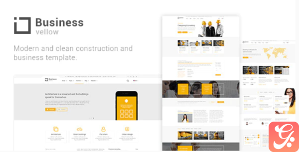 Yellow Business Construction Template