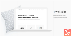 Whiteble - Minimal Portfolio, Agency, Shop, Creative HTML Template