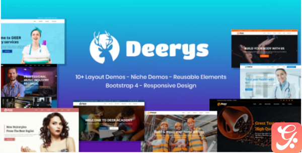 Deerys Responsive Multi Purpose HTML Template