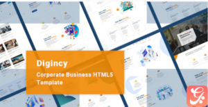 Digincy – Corporate Business Bootstrap 4 Template