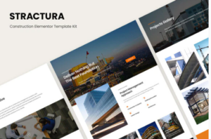 Stractura - Construction Elementor Template Kit