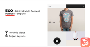 EGO - Multi-Concept Portfolio -Freelancer / Agency