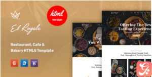Elroyale - Restaurant & Cafe HTML5 Template