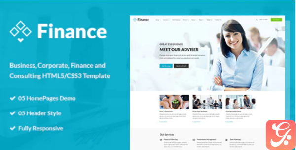 Finance Business Financial HTML5 Template