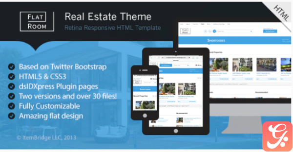 FlatRoom %E2%80%94 Responsive Real Estate HTML Template