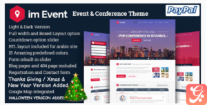 imEvent - Conference Landing Page HTML Template