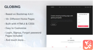 Globing - Landing Page Template