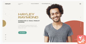 HAILEY - Creative Personal CV/Resume HTML Template