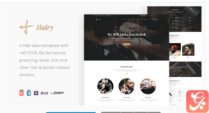 Hairy - Barbershop & Hair Salon HTML Template