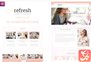 Refresh - Women in Business Elementor Template Kit