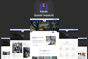 Eduliv - Education Elementor Template Kit