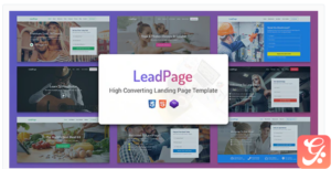 LeadPage - Multipurpose Marketing HTML Landing Page Template