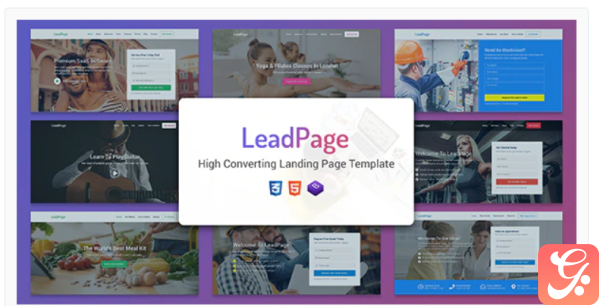 LeadPage Multipurpose Marketing HTML Landing Page Template