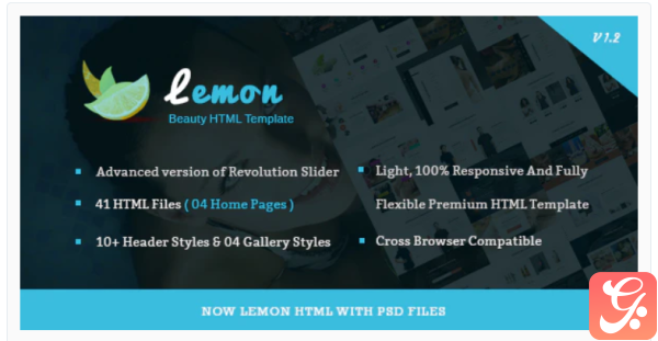 Lemon Spa and Beauty Responsive HTML5 Template