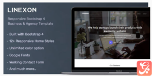 Linexon - Landing Page Template