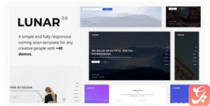 Lunar - Responsive Coming Soon Template