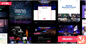Grand Conference | Event HTML Template