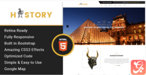 History- Museum & Exhibition HTML Template