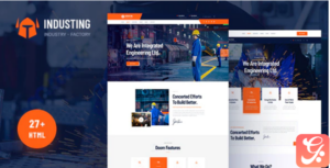 Industing - Industry & Factory Business HTML5 Template