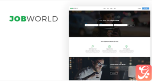 Job Portal Template | Job World