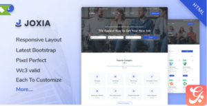 Jobya - Job Board & Job Listing HTML5 Template