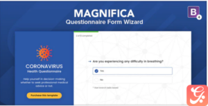 Magnifica - Coronavirus Questionnaire Form Wizard