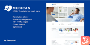 Medican - Health, Medical,Booking, Hospital Template