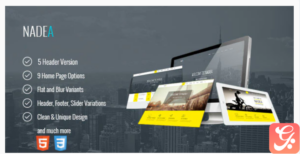 Nadea - Responsive Multi-Purpose HTML5 Template