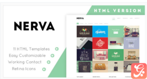 Nerva - Minimal Design HTML Template