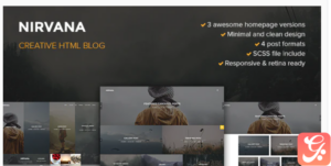 Nirvana Creative Blog Template