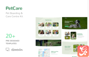 PetCare - Pet Boarding and Care Centre Template Kit