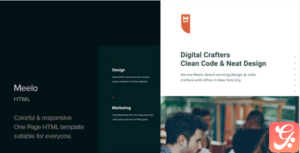 Meelo - Corporate One Page HTML Template