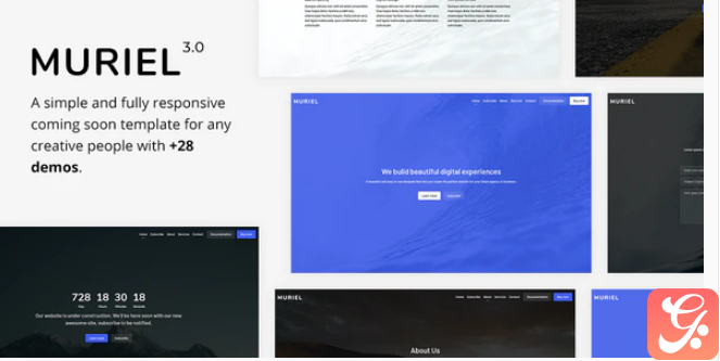 Muriel - Responsive Coming Soon Template