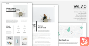 Valno - Minimal Creative Multi page Portfolio Template
