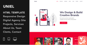 Uniel - Digital Agency HTML5 Responsive Template