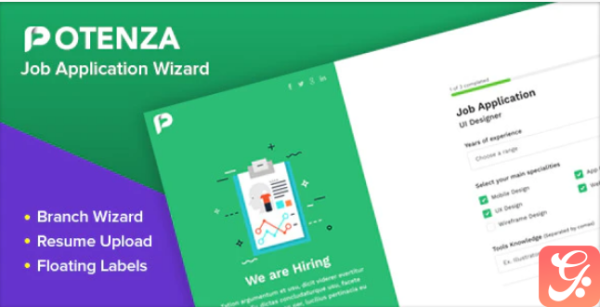 Potenza - Job Application Form Wizard