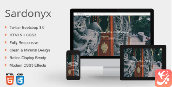 Sardonyx Fully Responsive Business Template