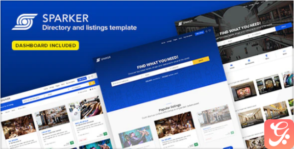 Sparker Directory and Listings Template