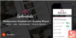 Splendida | Multipurpose template with Booking Wizard