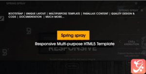 Springspray - Multipurpose HTML5 Template