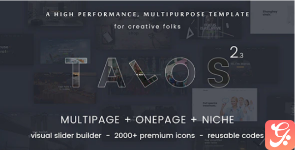 Talos Creative Multipurpose HTML Template