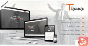 Tianna - One Page HTML5 Template