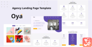 Oya - Agency Landing Page Template