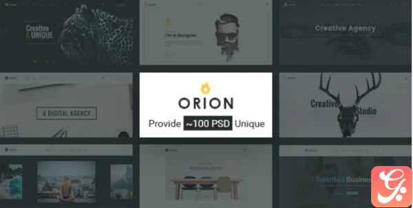Orion Creative Multi Purpose PSD Template