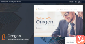 Oregon - Finance HTML Template